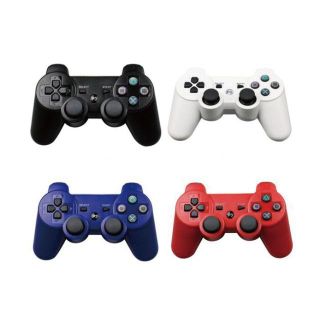 PS3 コントローラー レッド Red 赤色 Bluetooth 互換品(その他)