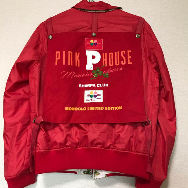 PINK HOUSE(ピンクハウス)のピンクハウス  ゼッケン付きリバーシブルブルゾン　スカジャン　 レディースのジャケット/アウター(ブルゾン)の商品写真