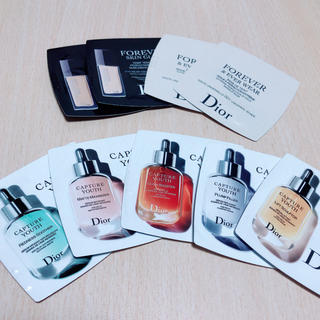 ディオール(Dior)のDior ファンデーション ベース カプチュールユース 美容液 9枚セット(サンプル/トライアルキット)
