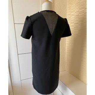 バーニーズニューヨーク(BARNEYS NEW YORK)の美品YOKO   CHANブラックワンピース36(ひざ丈ワンピース)