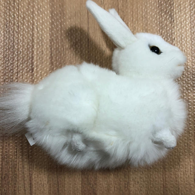ハンサ　HANSA うさぎ ぬいぐるみ 白ウサギ エンタメ/ホビーのおもちゃ/ぬいぐるみ(ぬいぐるみ)の商品写真
