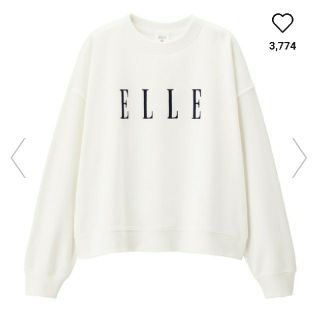 ジーユー(GU)のスウェットプルオーバー ELLE GU ELLEコラボ(ニット/セーター)