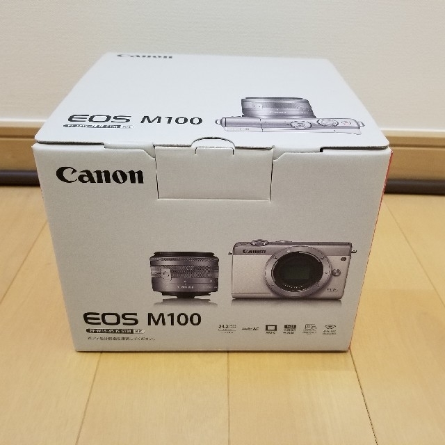 コンパクトデジタルカメラCanon EOS M100 EF-M15-45 IS STM Kit WH