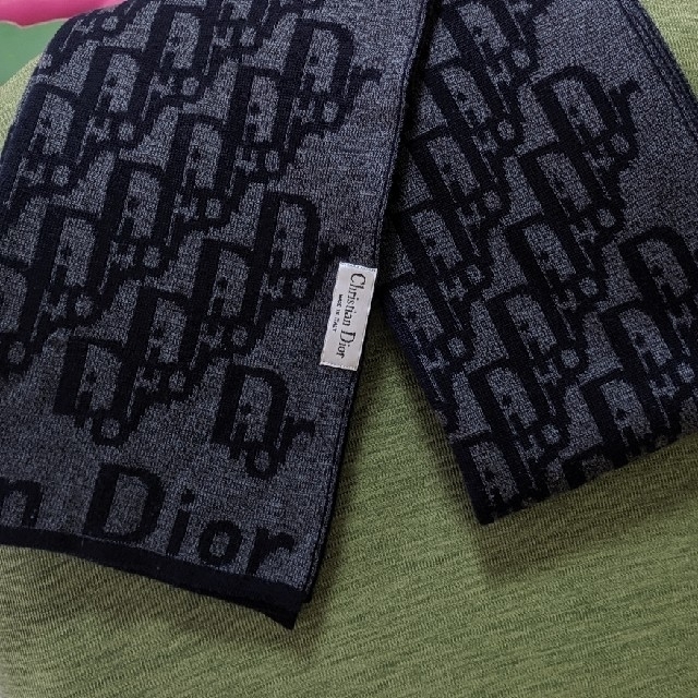 ファッション小物Diorマフラーリバーシブル完全正規品☆