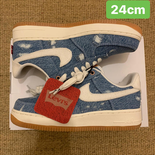 ナイキ(NIKE)の24cm Nike By You Air Force 1 Levi's (スニーカー)