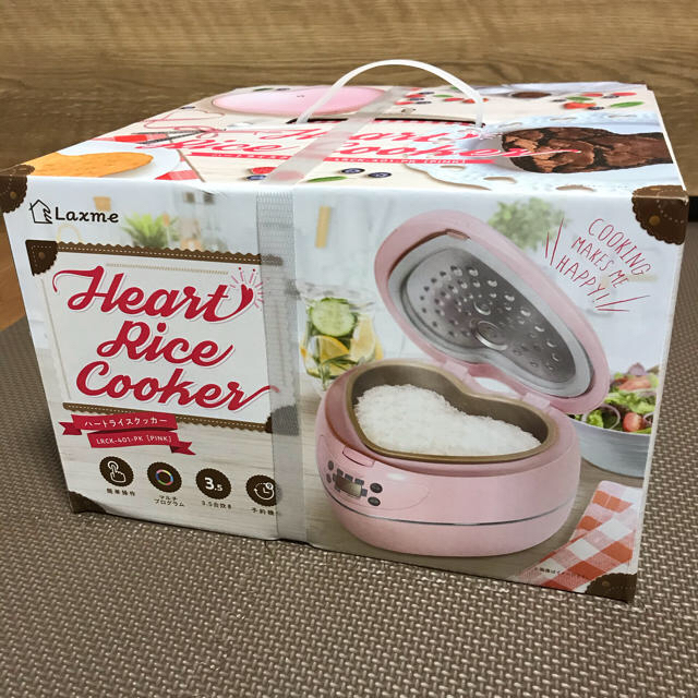 新品未使用　炊飯器　ハートライスクッカー