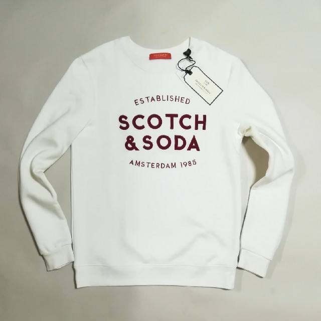 SCOTCH & SODA(スコッチアンドソーダ)のばーとんさん専4/3 新品　SCOTCH&SODA  トレーナー メンズのトップス(スウェット)の商品写真