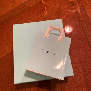 ティファニー(Tiffany & Co.)のティファニー　ショッピングバック　陶器製　花瓶　小物入れ(その他)