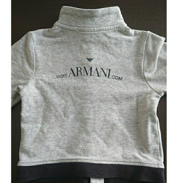 ARMANI JUNIOR(アルマーニ ジュニア)の18m ジップアップスウェット キッズ/ベビー/マタニティのベビー服(~85cm)(ジャケット/コート)の商品写真