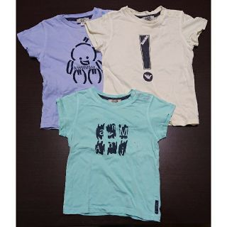 アルマーニ ジュニア(ARMANI JUNIOR)の半袖Tシャツ3枚セット(Ｔシャツ)