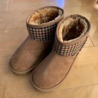 ハリスツイード(Harris Tweed)のハリスツイード　ムートンブーツ(ブーツ)