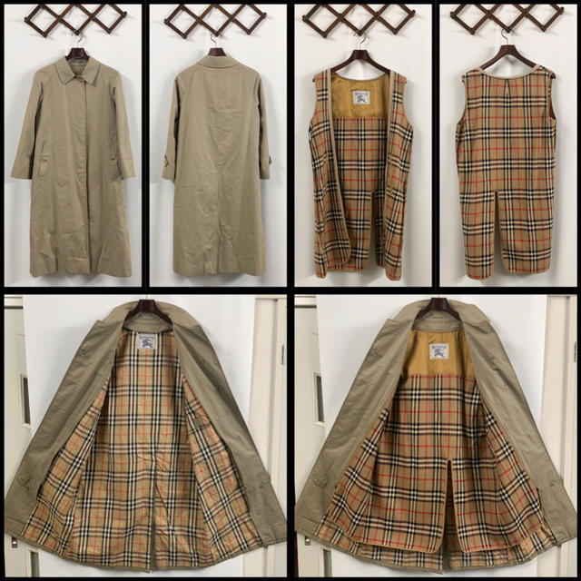 BURBERRY(バーバリー)のBURBERRY バーバリー ステンカラーコート ライナー付属 クリーニング済み レディースのジャケット/アウター(ロングコート)の商品写真