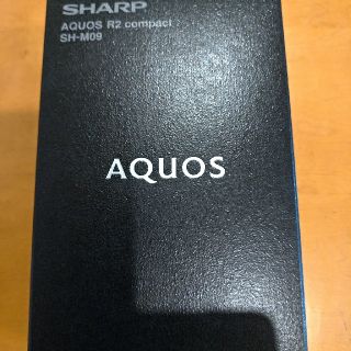 シャープ(SHARP)のAQUOS R2 compact SH-M09 ディープホワイト(スマートフォン本体)