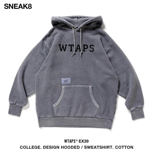 WTAPS COLLEGE DESIGN HOODED