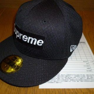 シュプリーム(Supreme)のSupreme Mesh Box Logo New Era cap 7-3/8(キャップ)