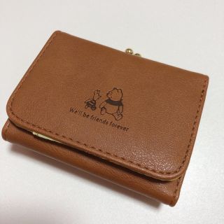 クマノプーサン(くまのプーさん)のくまのプーさん　がま口ミニ財布　新品(財布)