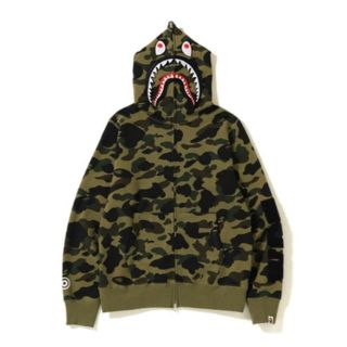 アベイシングエイプ(A BATHING APE)のBAPE 1st Camo Detachable Shark Hoodie(パーカー)