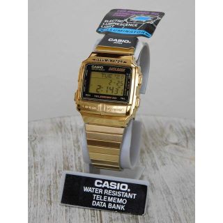 カシオ(CASIO)のカシオＤＢテレメモ５０　ＤＢー５８０ＧＯＬＤ９(腕時計(デジタル))