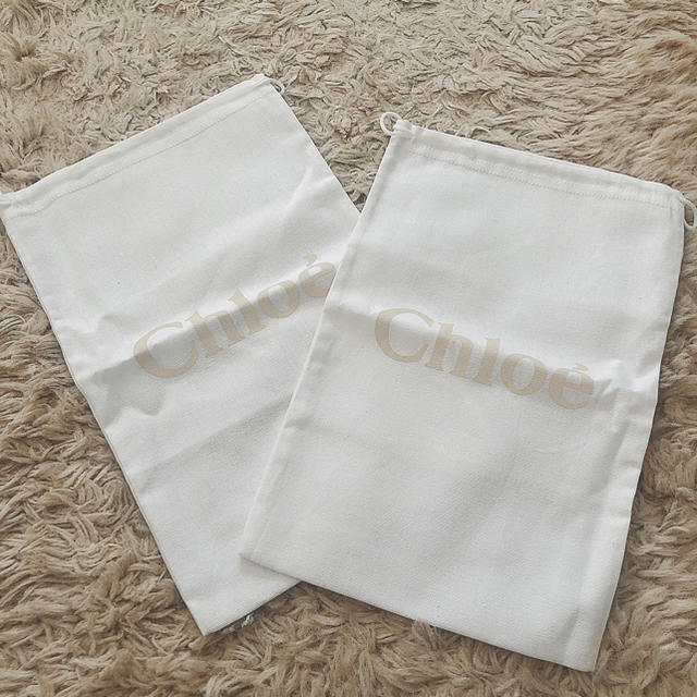 Chloe(クロエ)のChloe クロエ　巾着袋2枚 レディースのバッグ(ショップ袋)の商品写真