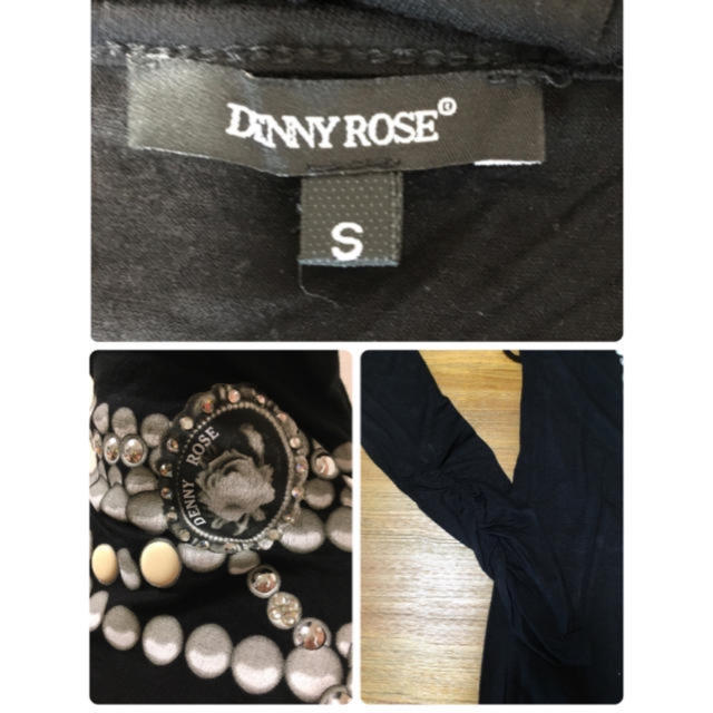 DENNYROSE(デニーローズ)のDENNY ROSEパールネックレスプリント長袖 レディースのトップス(カットソー(長袖/七分))の商品写真