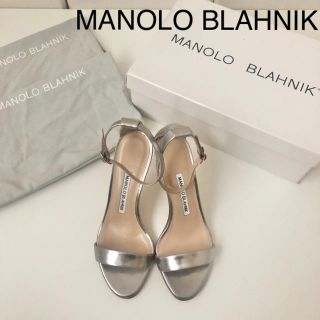 マノロブラニク(MANOLO BLAHNIK)の新品未使用 ★ マノロブラニク カオス ストラップサンダル (ハイヒール/パンプス)