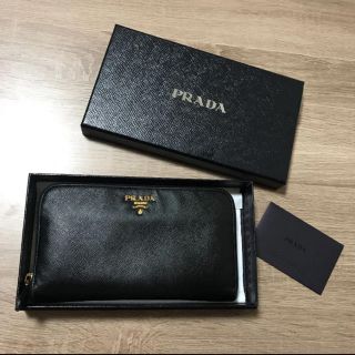 プラダ(PRADA)のPRADA プラダ 長財布　ラウンドファスナー　箱有り(財布)