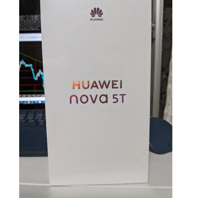 スマートフォン本体HUAWEI nova5T ミッドナイトパープル　新品未開封