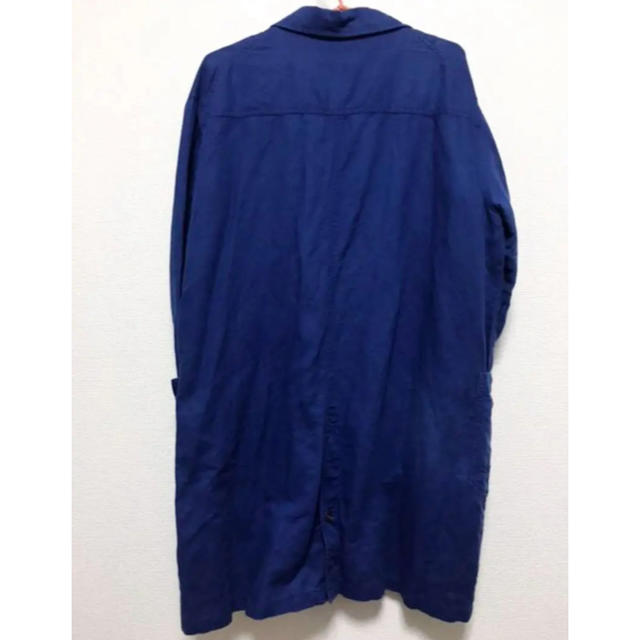 w closet(ダブルクローゼット)のw closet☆コットンリネンコート☆ブルー レディースのジャケット/アウター(スプリングコート)の商品写真