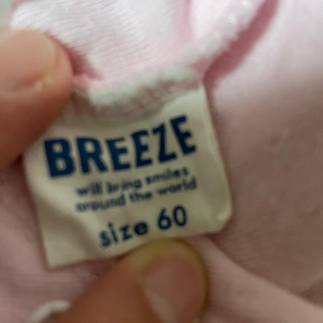 BREEZE(ブリーズ)のbreeze 60センチ　オシャレ着　ロンパース キッズ/ベビー/マタニティのベビー服(~85cm)(ロンパース)の商品写真