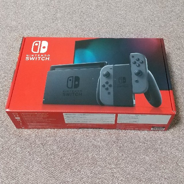 Nintendo Switch(ニンテンドースイッチ)のSwitch バッテリー強化版 グレー エンタメ/ホビーのゲームソフト/ゲーム機本体(携帯用ゲーム機本体)の商品写真