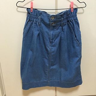 ダブルクローゼット(w closet)のデニムスカート(ひざ丈スカート)