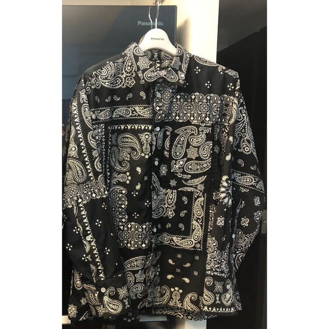 sacai(サカイ)のmiyagihidetaka ミヤギヒデタカ BLACK  黒 バンダナ シャツ メンズのトップス(シャツ)の商品写真