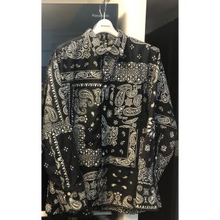 サカイ(sacai)のmiyagihidetaka ミヤギヒデタカ BLACK  黒 バンダナ シャツ(シャツ)