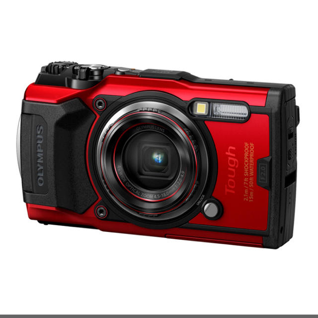 〈新品☆送料無料〉OLYMPUS オリンパス tough TG-6 レッド 赤０．１ｍ∞スーパーマクロ