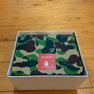 アベイシングエイプ(A BATHING APE)のA BATHING APE× swatch エイプ スウォッチ(腕時計(アナログ))