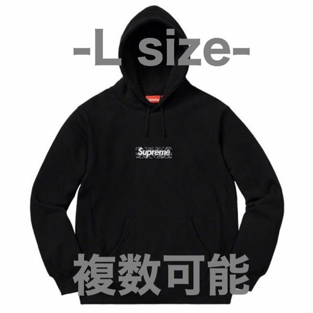 Bandana Box Logo Hooded Sweatshirt L