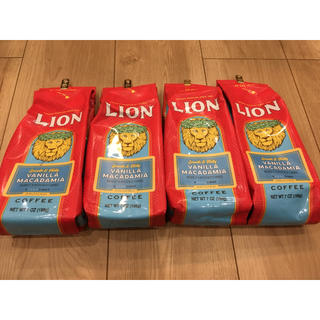 ライオン(LION)のライオンコーヒー バニラマカデミア 198g ×4袋(コーヒー)