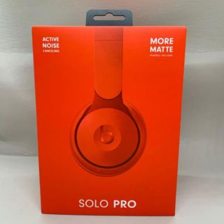 ビーツバイドクタードレ(Beats by Dr Dre)のBeats by Dr Dre SOLO PRO RED/レッド ワイヤレス(ヘッドフォン/イヤフォン)