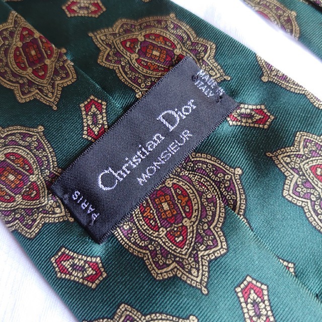 Christian Dior(クリスチャンディオール)のネクタイ Christian Dior 最高級 シルク100% 美品 ディオール メンズのファッション小物(ネクタイ)の商品写真
