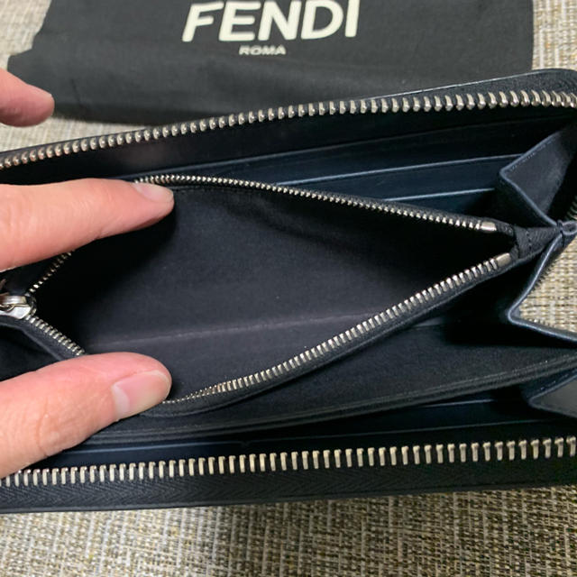 FENDI - 値下げ フェンディ 長財布 モンスター ラウンドファスナー の