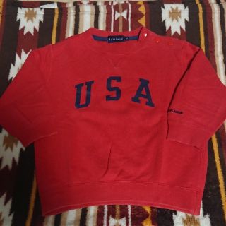 ポロラルフローレン(POLO RALPH LAUREN)のPOLO RALPH LAUREN ポロラルフローレン80スウェット赤USA(トレーナー)