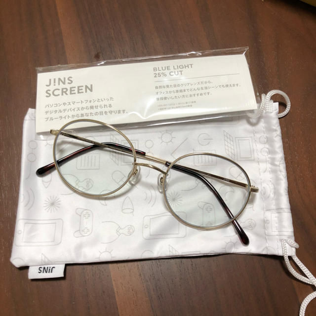 JINS(ジンズ)の❤️mi様専用❤️JINS PC ブルーライトカット25% レディースのファッション小物(サングラス/メガネ)の商品写真