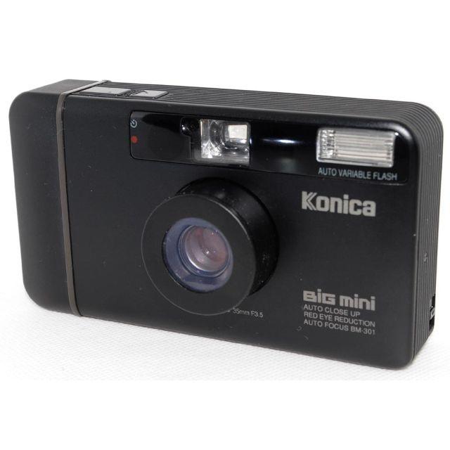 カメラ フィルムカメラ コニカ BIG mini BM-301 ◇フィルムコンパクトカメラ・電池付属！ | フリマアプリ ラクマ