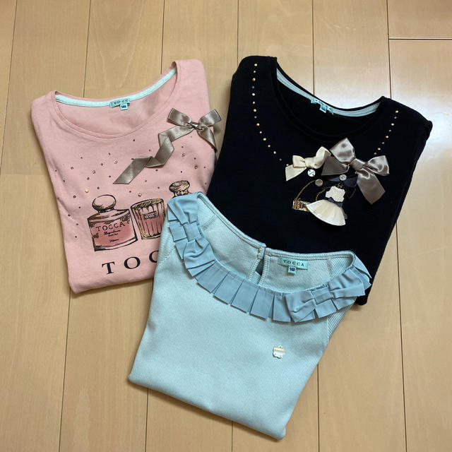 TOCCA(トッカ)の【ご専用です】TOCCA♡3点130.140♡ キッズ/ベビー/マタニティのキッズ服女の子用(90cm~)(Tシャツ/カットソー)の商品写真