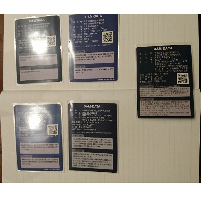 奈良県  ダムカード エンタメ/ホビーのトレーディングカード(カードサプライ/アクセサリ)の商品写真