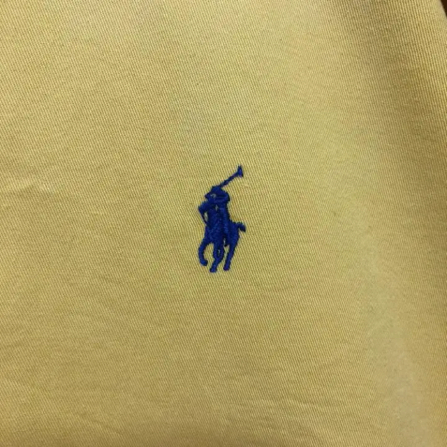 Ralph Lauren(ラルフローレン)の【レア】ラルフローレン【福様専用】刺繍ロゴBDイエローチノシャツ90s メンズのトップス(シャツ)の商品写真