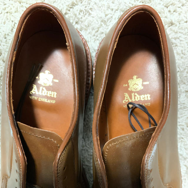 Alden(オールデン)のオールデン ウイスキーコードバンプレーントゥ 7D メンズの靴/シューズ(ドレス/ビジネス)の商品写真