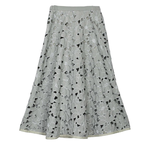 Ameri VINTAGE(アメリヴィンテージ)のVIOLA CUTWORK FLARE SKIRT レディースのスカート(ロングスカート)の商品写真