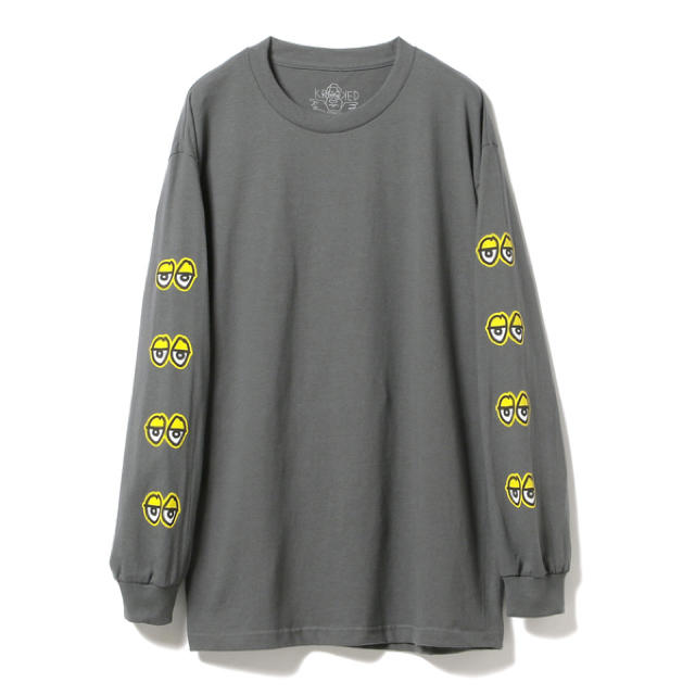 BEAMS(ビームス)の【完売品・試着のみ】KROOKED  ロングスリーブ Tシャツ メンズのトップス(Tシャツ/カットソー(七分/長袖))の商品写真