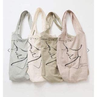 イエナ(IENA)のイエナ エコバッグ コラボ  ベージュ 完売 Bonne vie sac(エコバッグ)